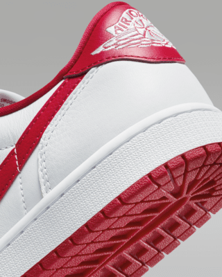Air Jordan 1 Low OG 'White/Red' Men's Shoes
