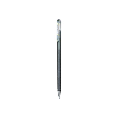 Pentel Hybrid Dual Metal - Pack de 6 rollers - 1 mm - argent