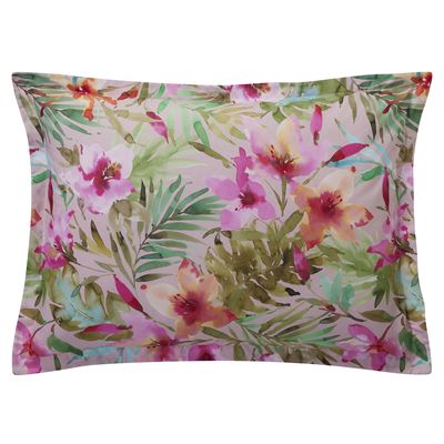 Linge de lit fleurs exotiques