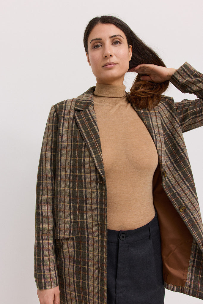 Trisha W, Bluse - Light Camel