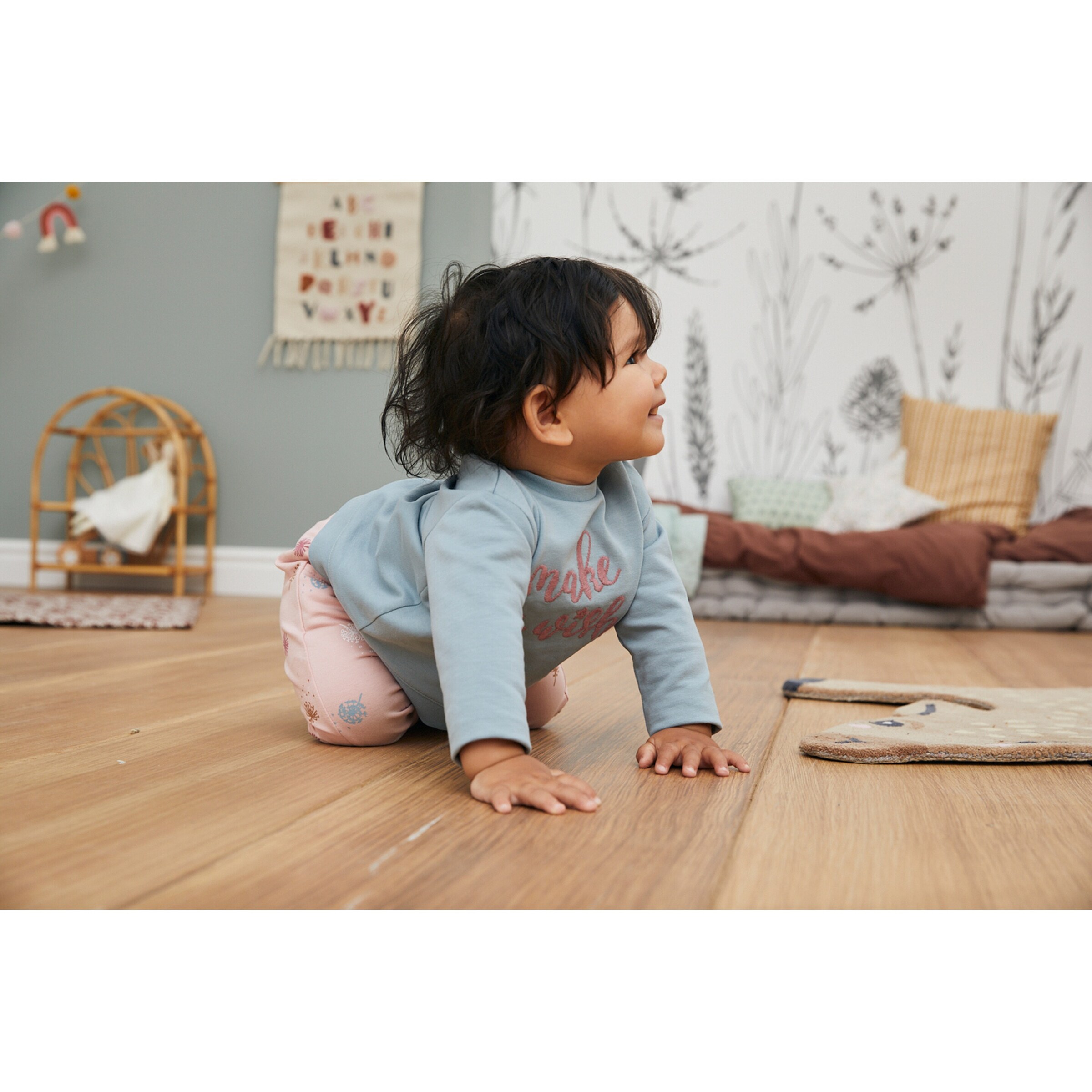 Lilletots - Girls Story Sweatshirt Make a wish