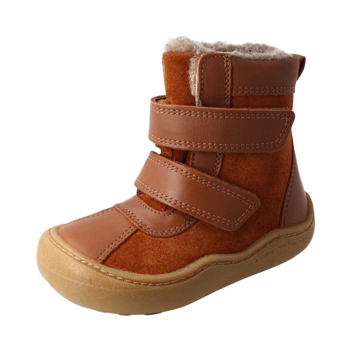 WB4203-WX9 chestnutANAPURNA BIO NAPPA-VELOURSLEDER TEX (PFC-FREI) wool velcro Weite/W