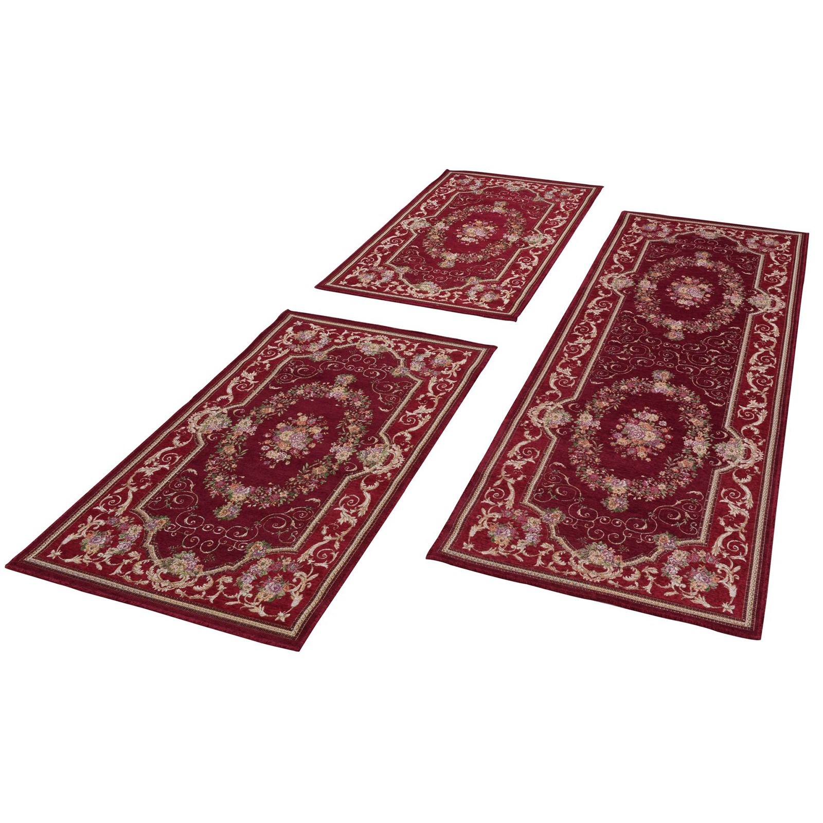 Teppich FLOMI - rot - 60x90 cm