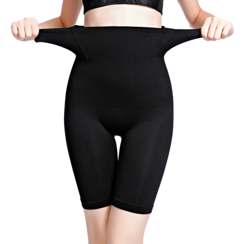 (Gr. S/M) Damen Body Former Shapewear Bauchweg Unterwäsche mit Korsett - Schwarz