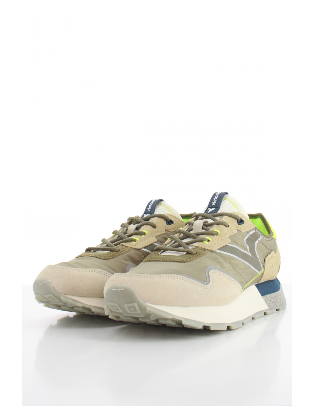 victoria Baskets de ville Homme Wing - Neon Point Nylon/Daim Multicolor