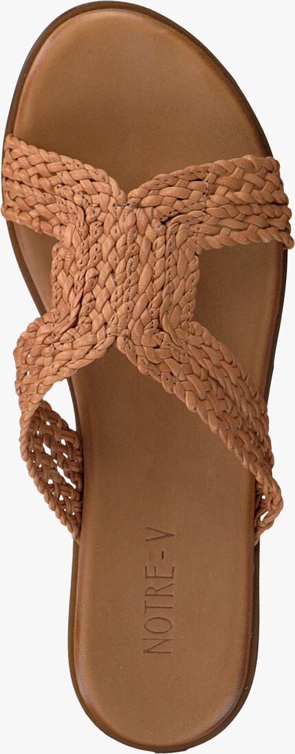 NOTRE-V cognac notre-v slippers 443033