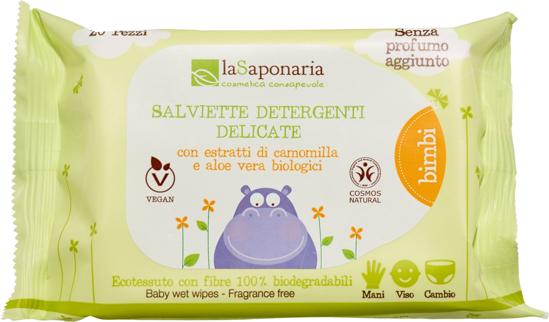 La Saponaria  Bio-Feuchttüchter, 20 Stk