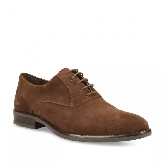 Derbies MARRON B-BLAKE CUIR
