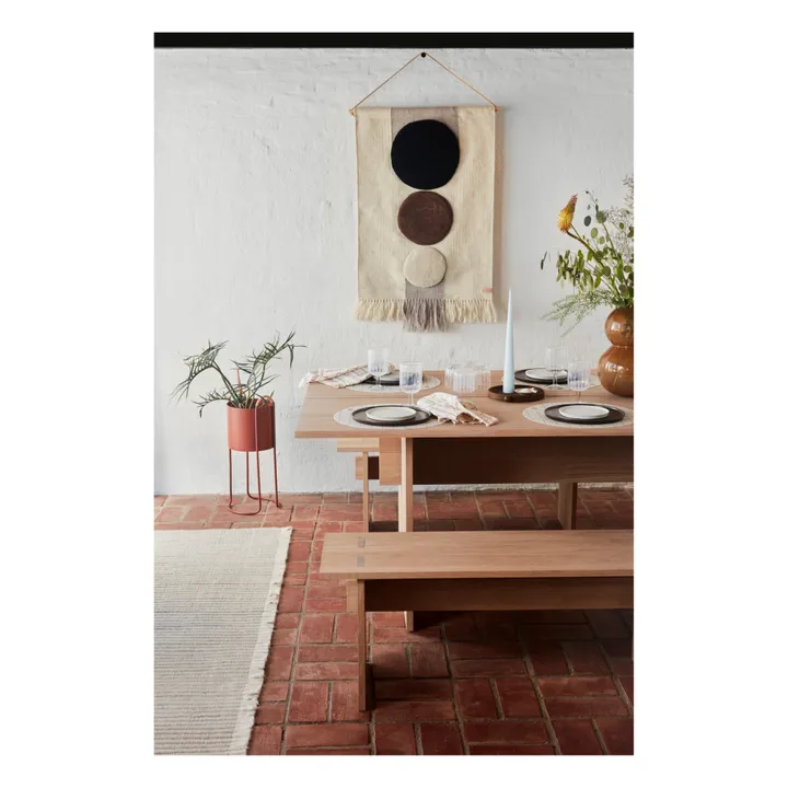 Oyoy Décoration murale Maru en laine | Blanc cassé