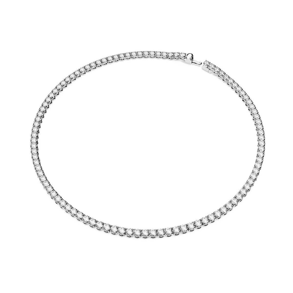 Collier Swarovski Matrix Tennis placage argenté
