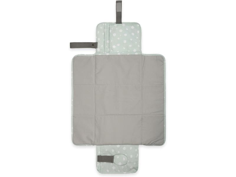 emma & noah Wickelunterlage Punkte Mint 82 x 52 cm Kompakte Wickelunterlage