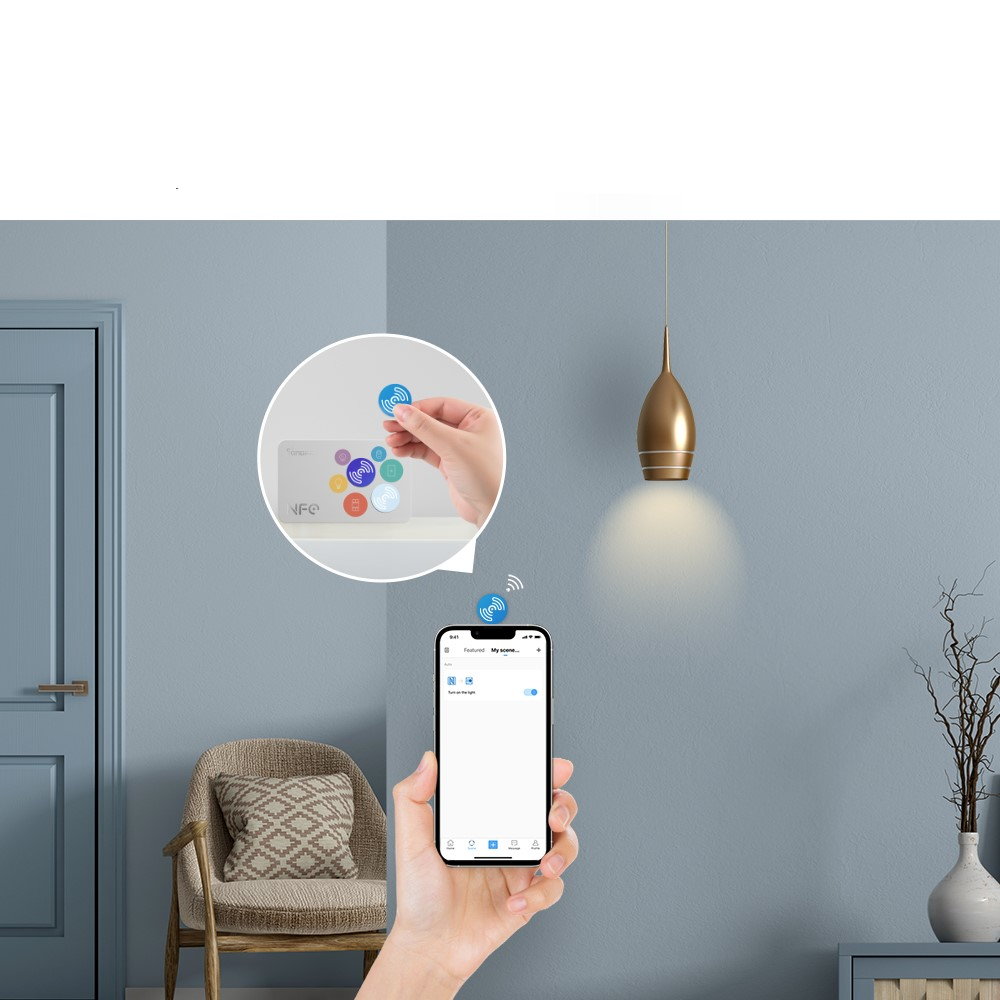 NFC Tag Smart Sticker RFID Tag Universal für Smartphones (iOS / Android)