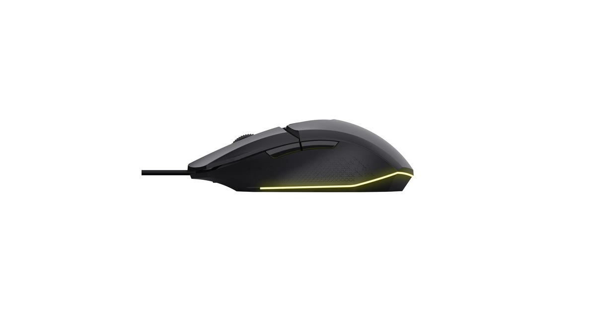 TrustGXT 109 Felox verlichte gaming muis  (Zwart, RGB | 200 - 6400 dpi)