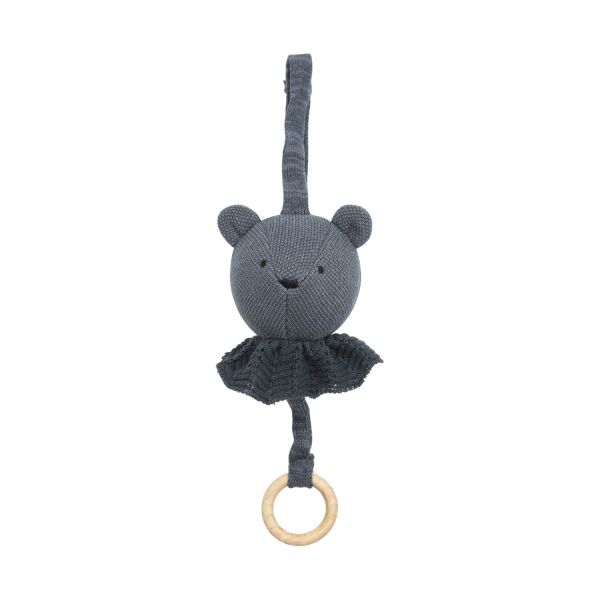 Smallstuff Bear Muziekmobiel Denim / Dark Denim