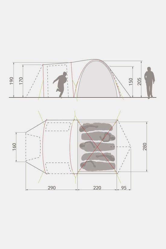 Vaude Vaude Campo Casa Xt 5p tent