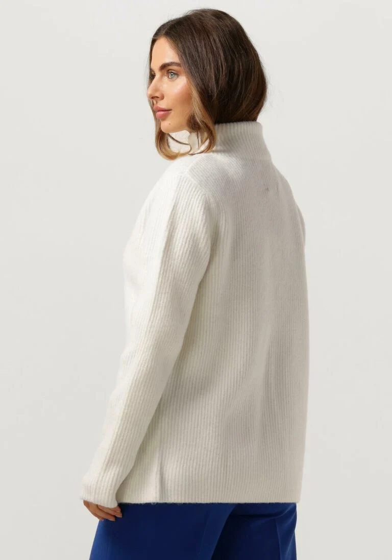 ANOTHER LABEL gebroken wit another label coltrui emae knitted pull