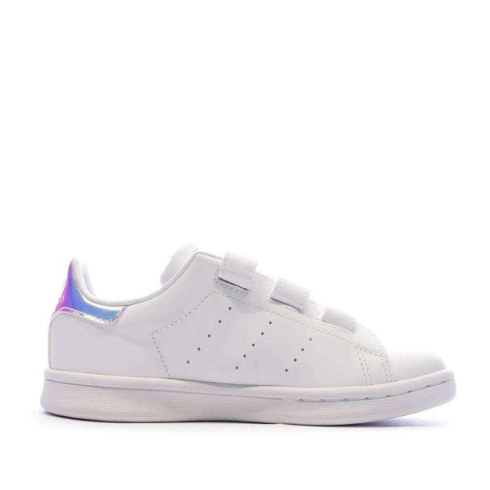 Adidas Stan Smith Baskets Blanches à Scratch Enfant Adidas