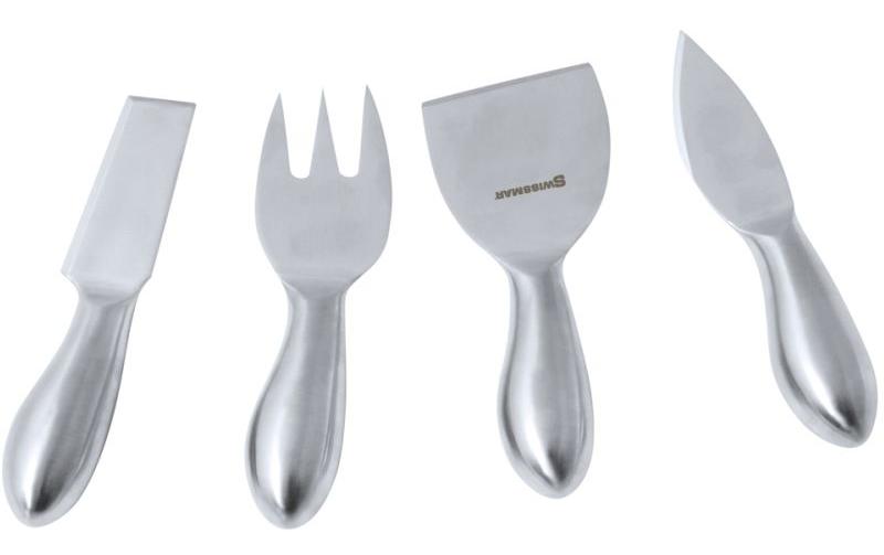 Käsemesser Silber, 4-teiligKäsemesser Set