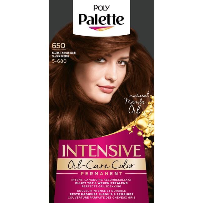 Poly Palette Intensive Crème Coloration 650 Kastanje Middenbruin