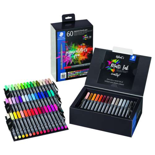 STAEDTLER® pigment arts pen brush 371, 60er-Set