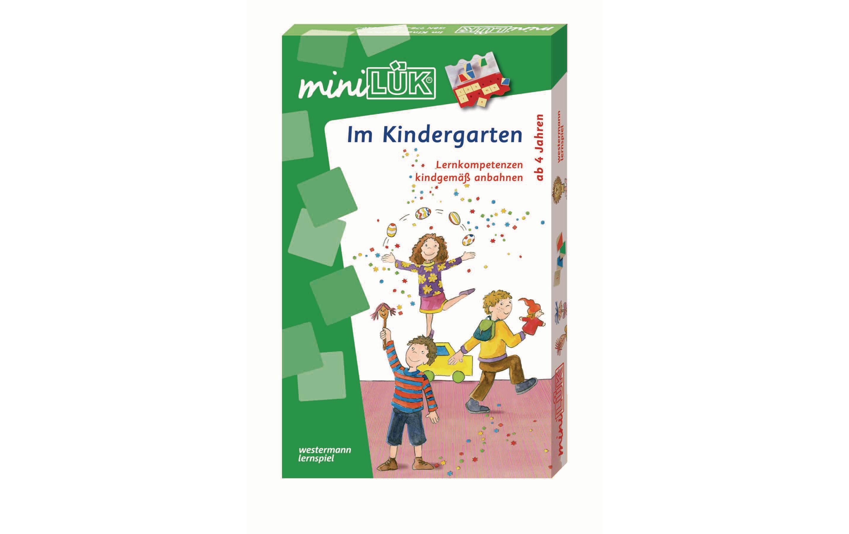 miniLÜK Im Kindergarten SetLernspiel mit Lösungsgerät