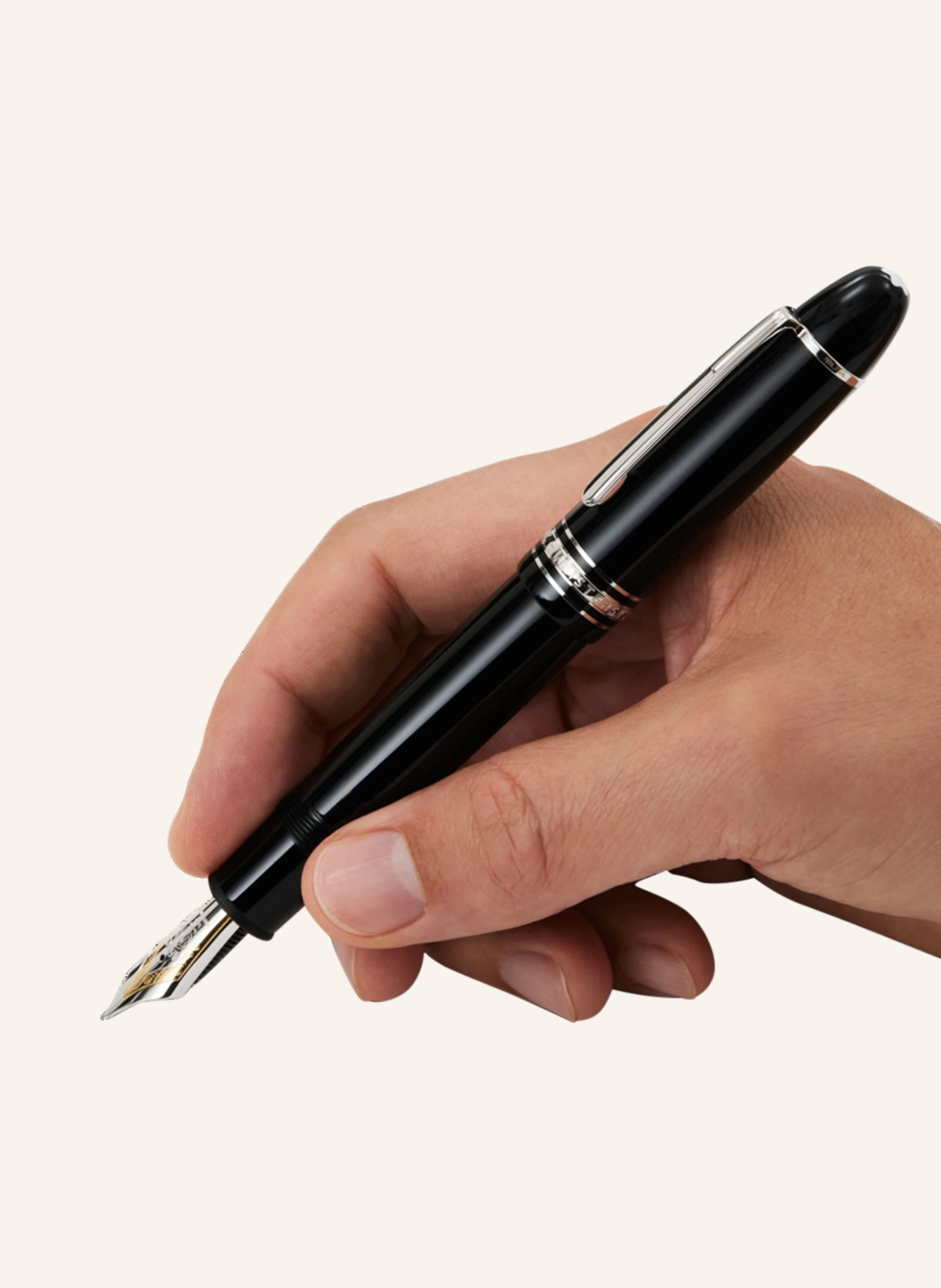 MONTBLANC Kolbenfüllfederhalter MEISTERSTÜCK PLATINUM LINE 149