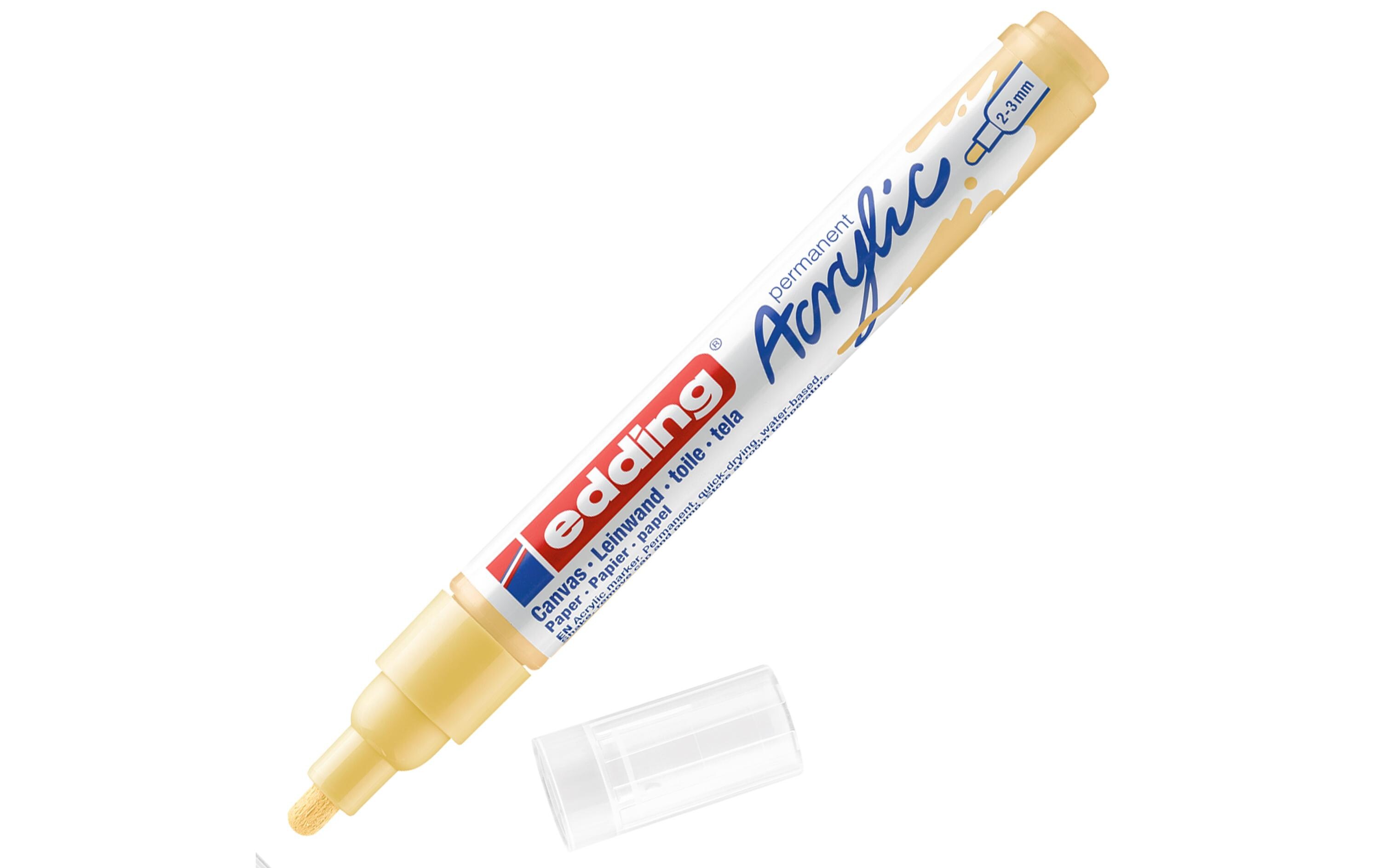 Acrylmarker 5100 Medium, HellgelbSchnelltrocknende Acrylstifte