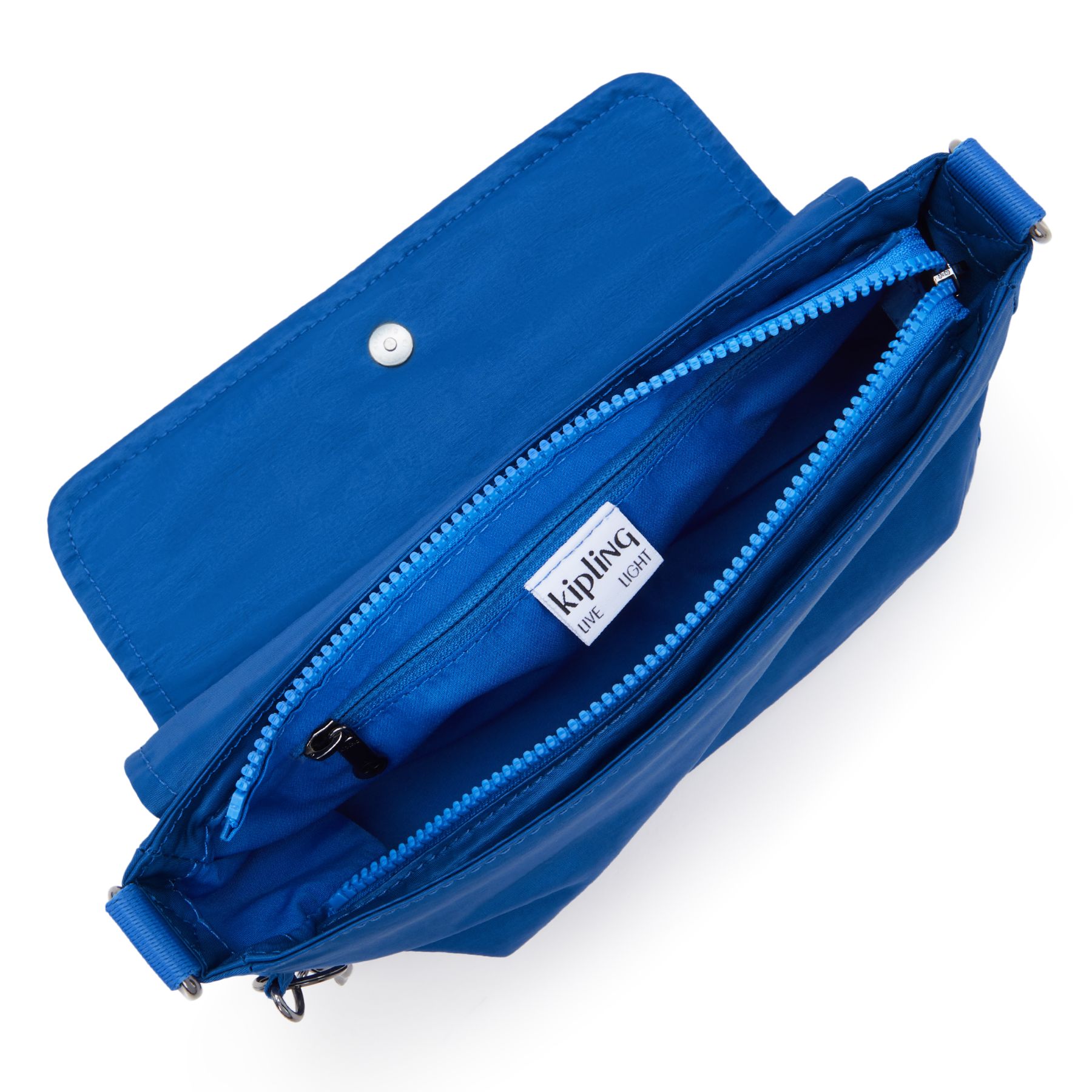 ARAS Petit sac à bandoulière avec sangle amovible - Satin Blue
