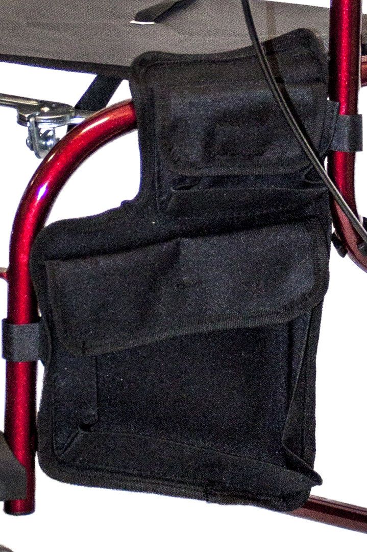 Antar Premium Rollator, 3 Räder, faltbar, Sitz und Rückengurt