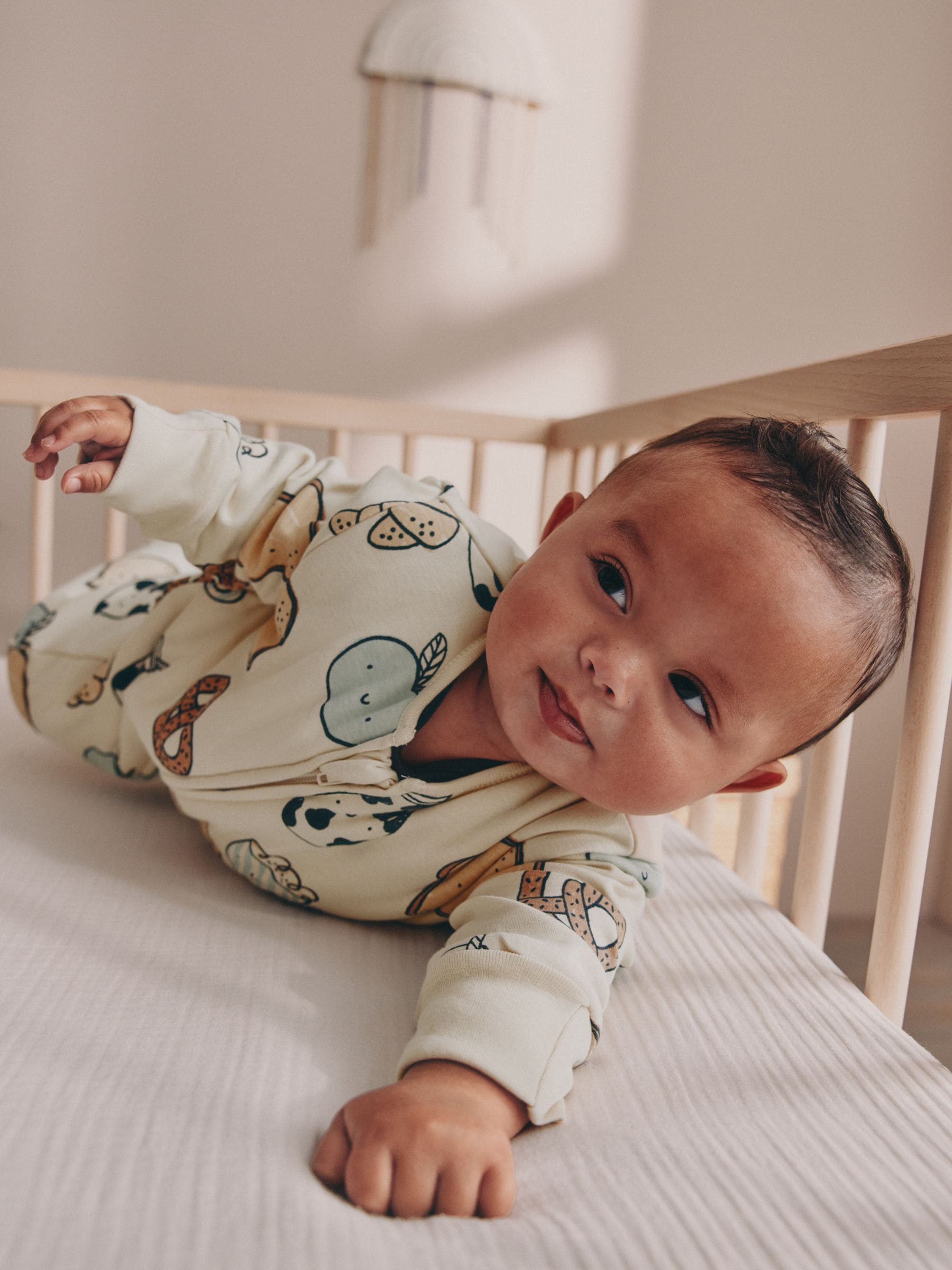 Ecru Ontbijtclub - 2.5 TOG gewatteerde babypyjama