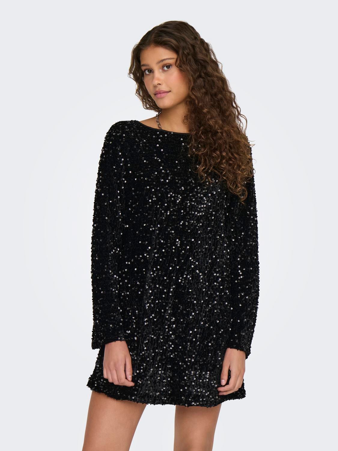 ONLANIKA Kurzes Kleid Black