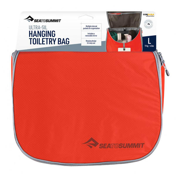Trousse de toilette SEA TO SUMMIT TROUSSE DE TOILETTE SUSPENDABLE LARGE SPICY ORANGE