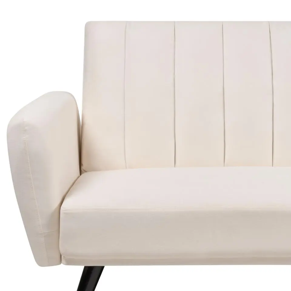 VIMMERBY - Slaapbank - Lichtbeige - Polyester