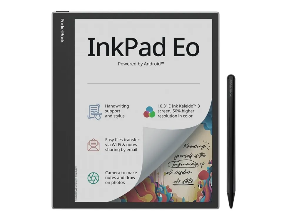 PocketBook InkPad EO - eBook læser - Android 11 - 64 GB - 10.3