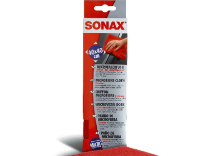 Sonax MicrofiberKlud Exteriør Rød