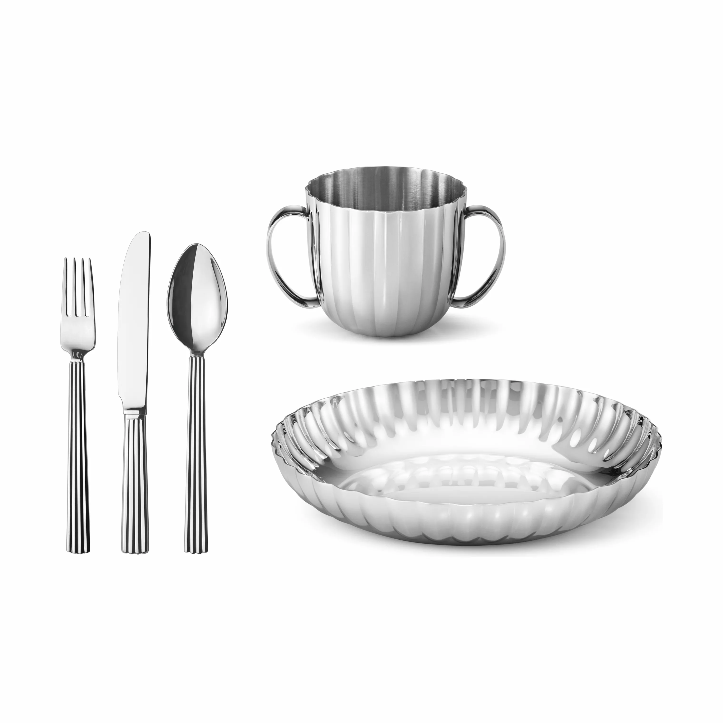 Georg Jensen Bernadotte Børnesæt - 5 dele