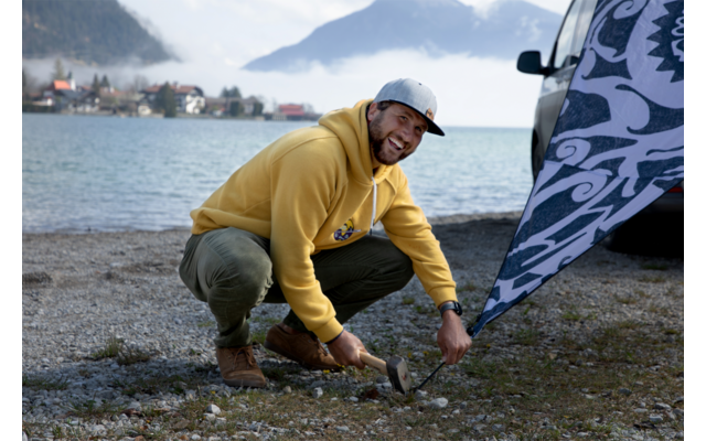 High Peak Alu Sandhering mit Spannring (3 Stück)