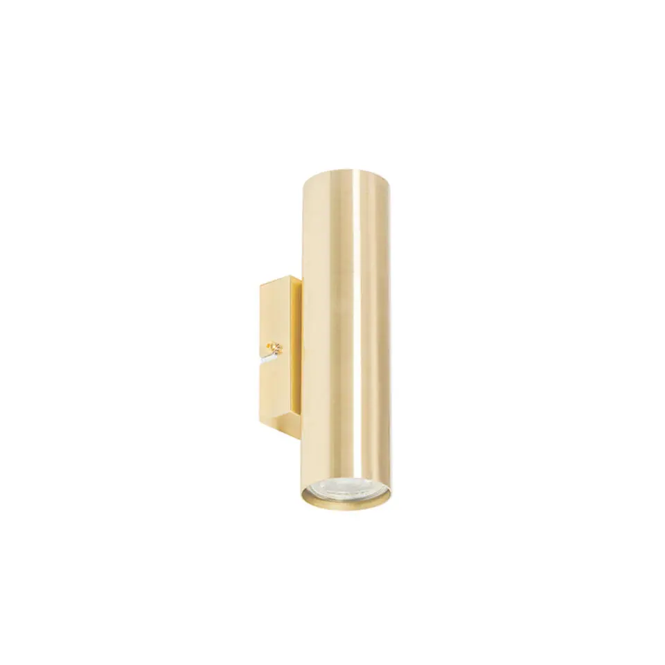 Qazqa wandlampen jeana goudkleurig gu10
