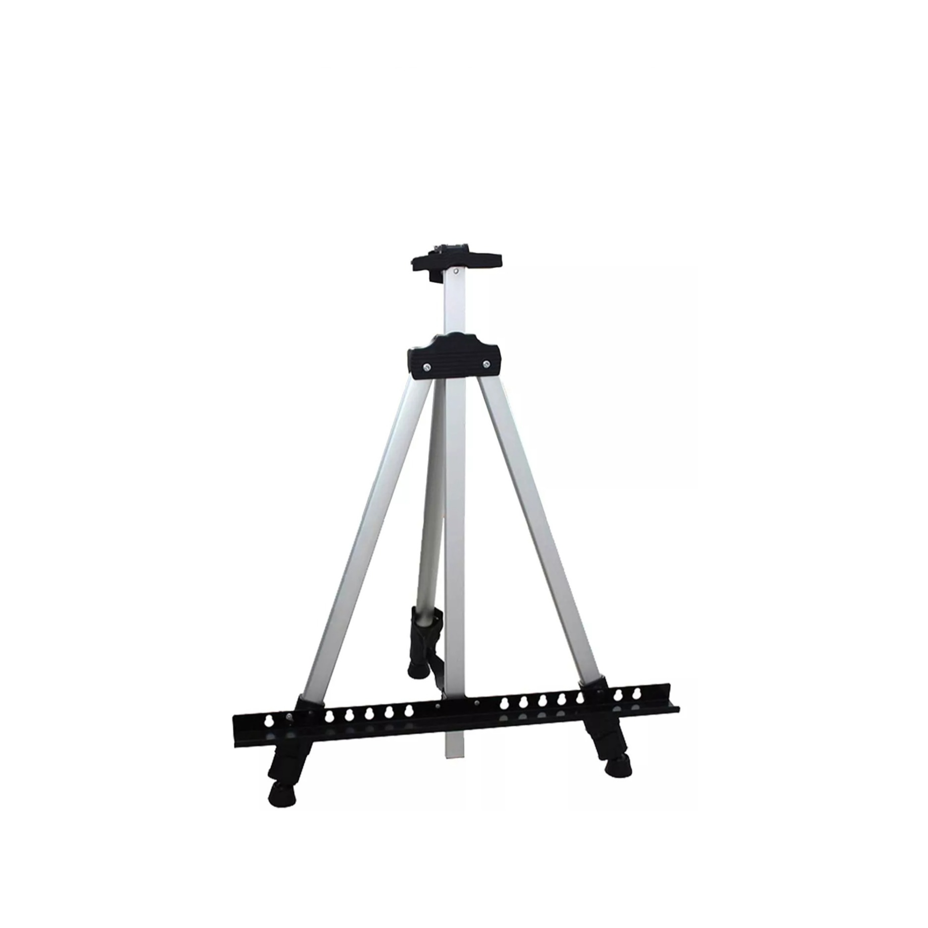 (52-160cm) Aluminium Staffelei Verstellbarer Atelier Ständer   Tragetasche - Silber