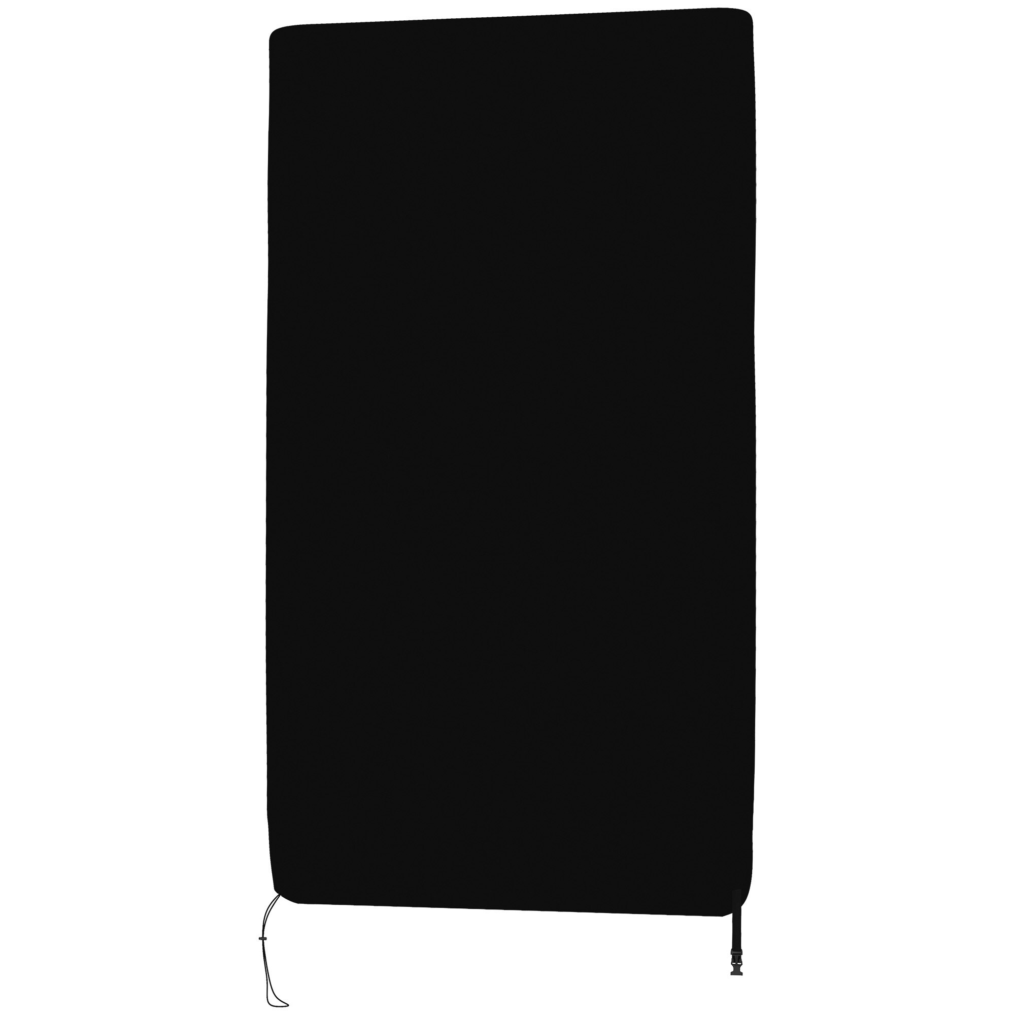 SPORTNOW Tischtennisplatte Abdeckung mit Reißverschluss schwarz 275L x 153B x 5H cm
