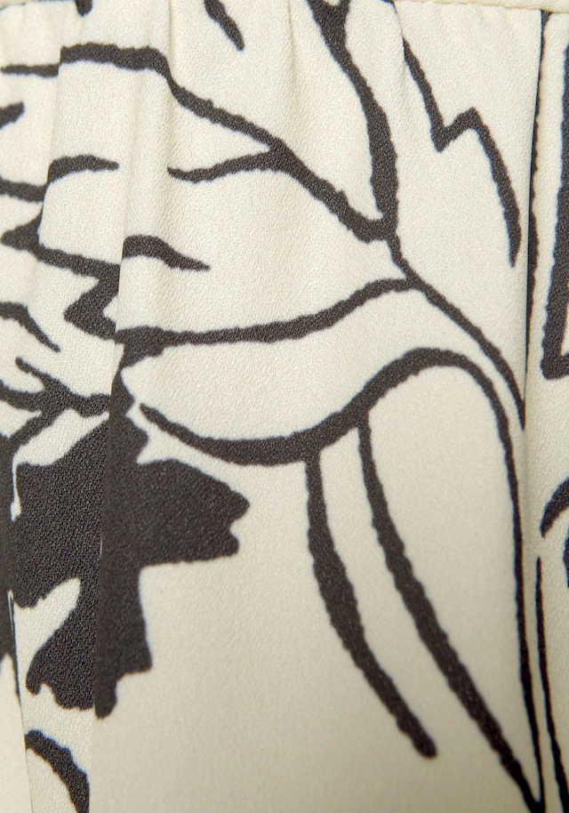 LASCANA Blusenkleid in weiter Form mit Volants und Blumenprint, Tunikakleid, Strandkleid