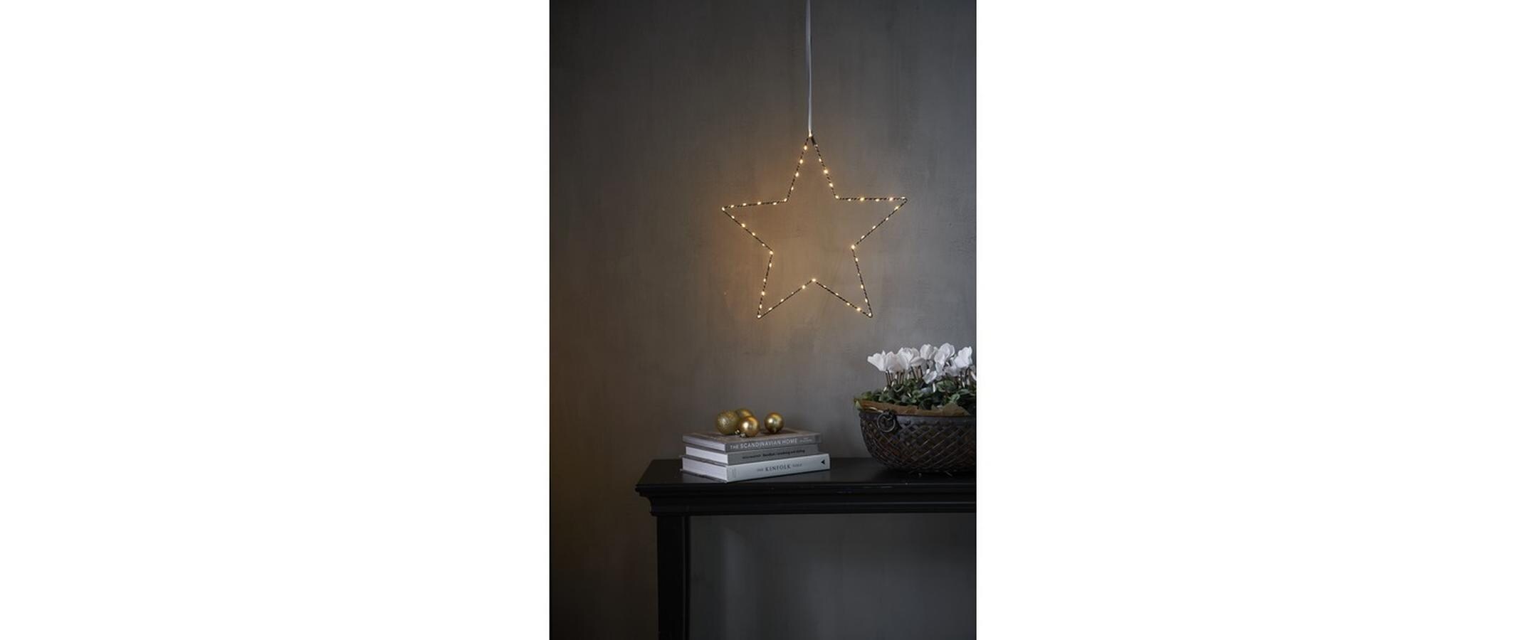 Fensterhänger Mira, 50 LED, Ø 45 cmLED Metallstern