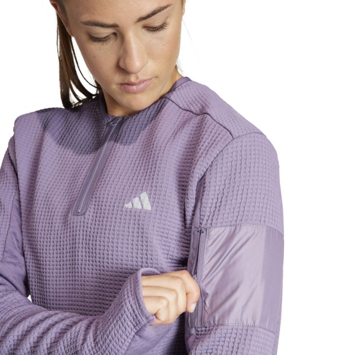 adidas Dame Trøjer Ult Cte 1/2 Shirt Zip Lilla
