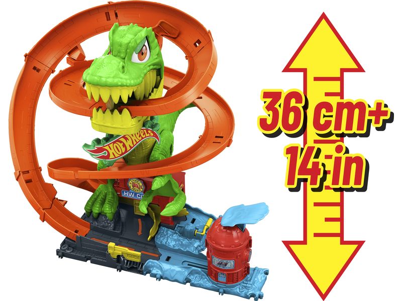 Hot Wheels Hot Wheels City T-Rex-Schlacht Spielzeugfahrzeug