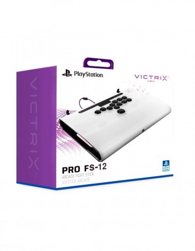 PDP Victrix Pro FS-12 Arcade Fight Stick White Licensed