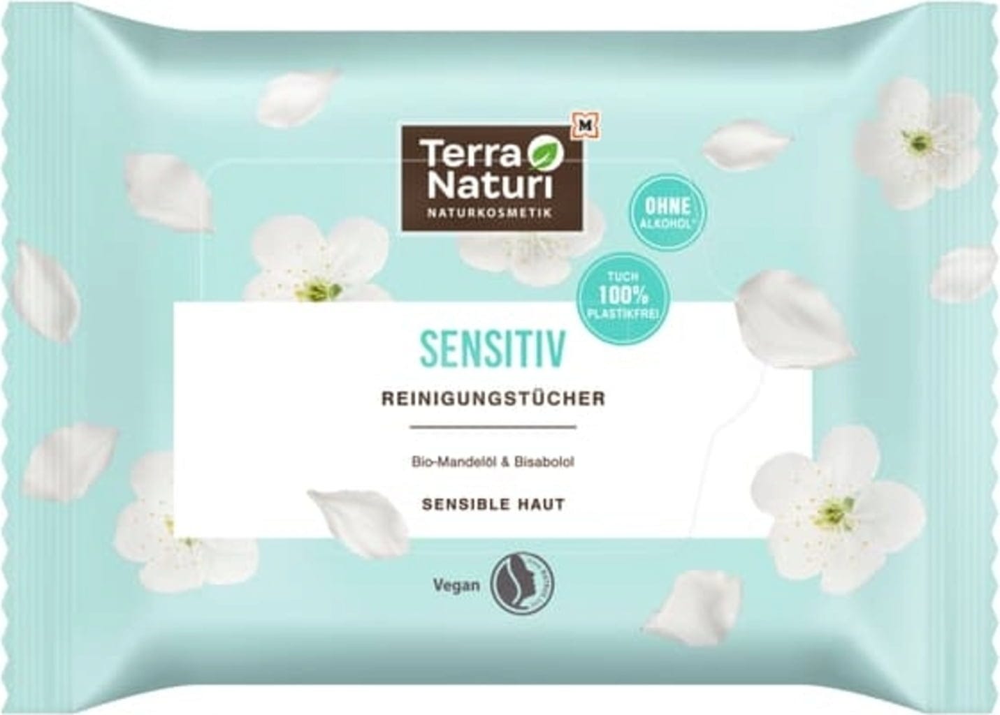 Terra Naturi  SENSITIV Reinigungstücher, 25 Stk