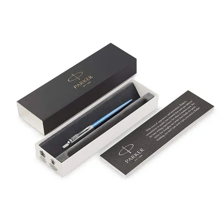 Parker Druckkugelschreiber Jotter Waterloo Blue C.C. Strichstärke: M