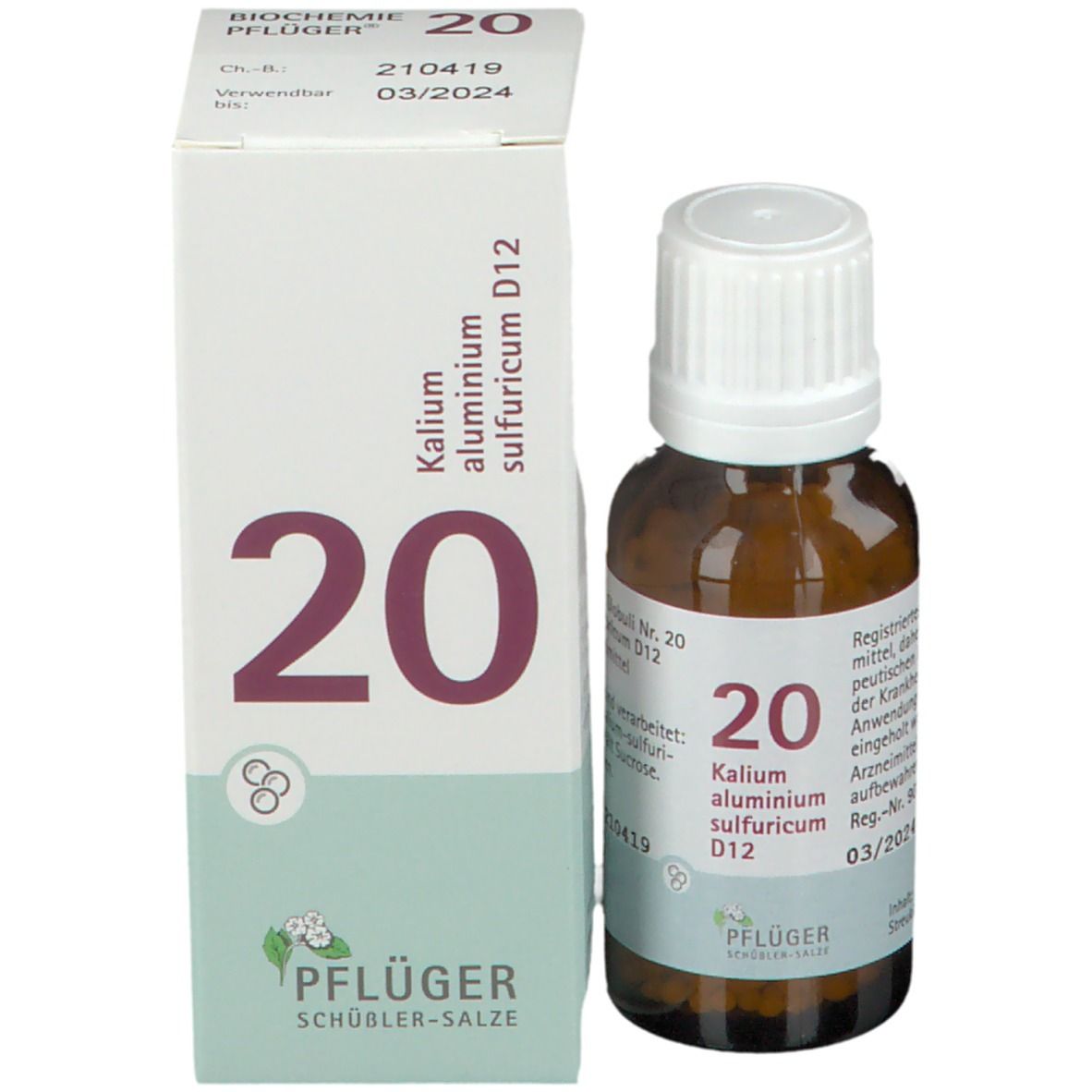 BIOCHEMIE PFLÜGER® Nr. 20 Kalium aluminium sulfuricum D12