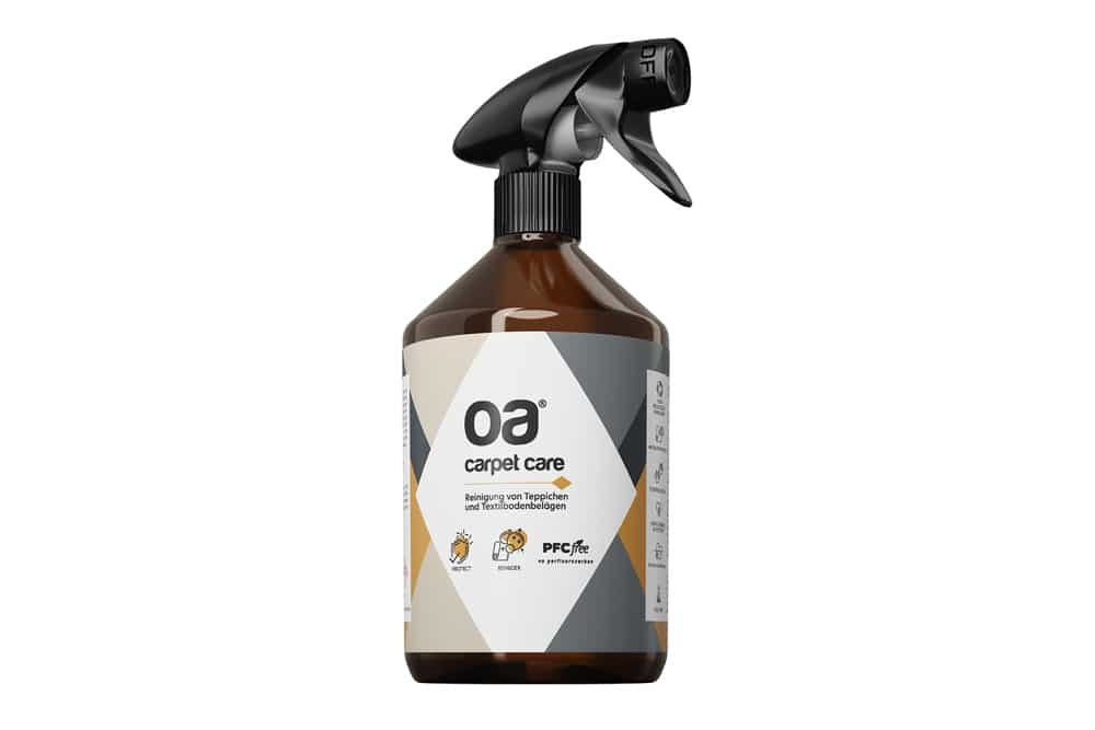 Teppichreiniger OA CARPET CARE 500ml PFC und VOC frei Tiefenreiniger für Textilboden