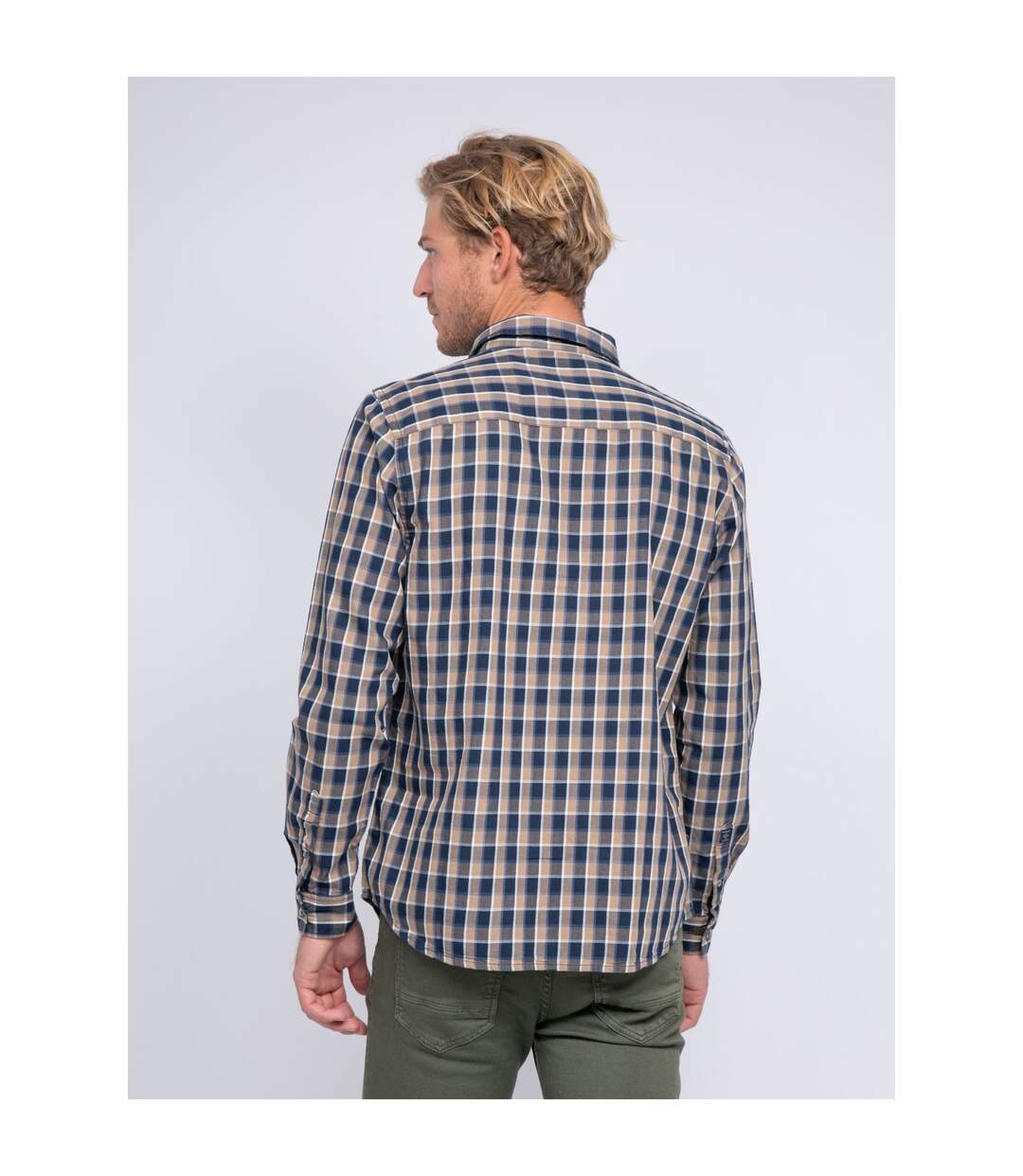 Chemise manches longues carreaux TRENOL